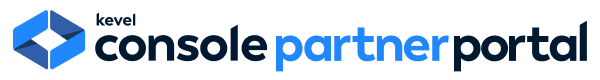 Kevel Console Partner Portal